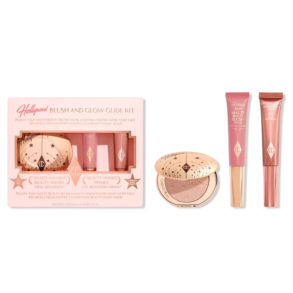 Charlotte Tilbury- Hollywood Blush And Glow Glide Kit